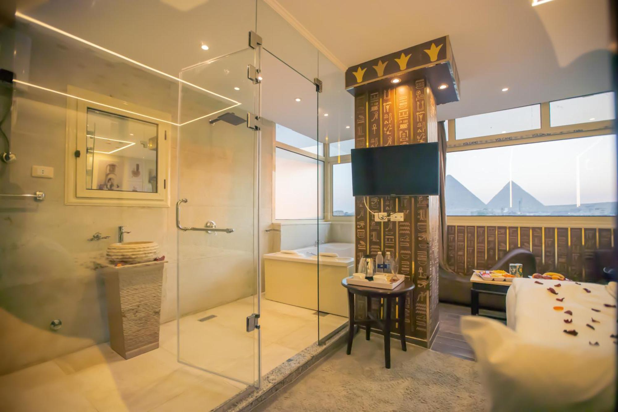 Al Kawm al Akhdar Comfort Giza Inn View מראה חיצוני תמונה