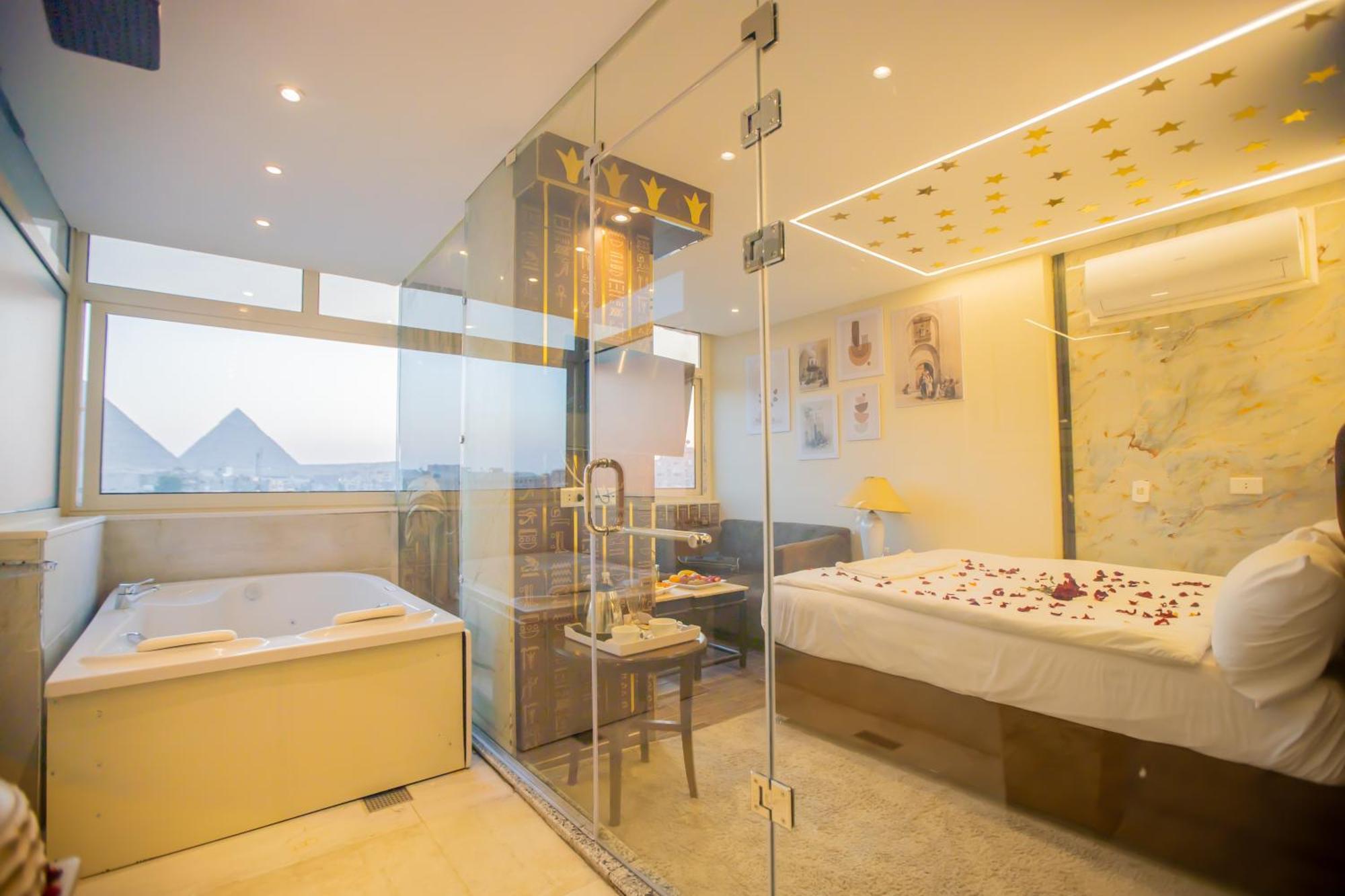 Al Kawm al Akhdar Comfort Giza Inn View מראה חיצוני תמונה